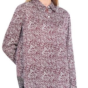 THEORY - Sunaya in Brushed Dot Viscose Sz L